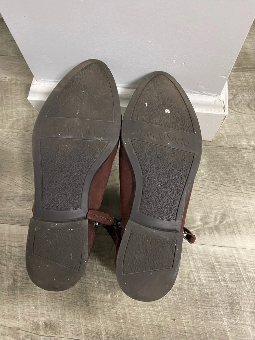 Franco Sarto Men's Dark Brown Suede Chukka Boots
